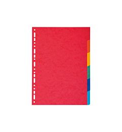 DIVISORIO 6 TASTI COLORATI CART. A4Exacompta