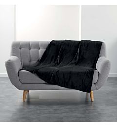 PLAID 125 X 150 CM FLANELLA UNITA FLANOU NEROL3c