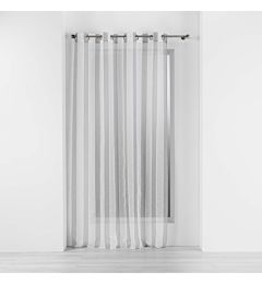 TENDAGGIO CON OCCHIELLI 140 X 280 CM TESSUTO NATUR