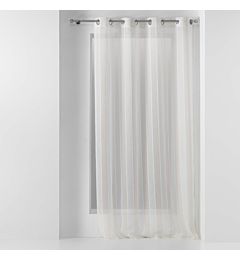 TENDAGGIO CON OCCHIELLI 140 X 280 CM TESSUTO NATUR