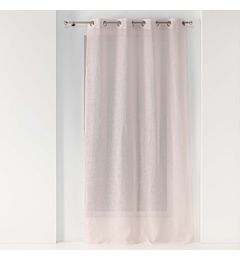 TENDAGGIO CON OCCHIELLI 140 X 280 CM EFFETTO LINO