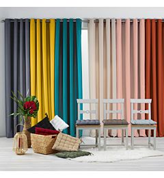 TENDA CON METALLO OCCHIELLI 140 X 280 CM POLIESTERL3c