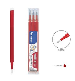 SET 3 REFIL PILOT FRIXION 0,7 ROSSO