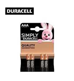 DURACELL BATTERIE ALCALINE ULTRA AAA 4PZDuracell