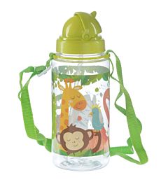 BORRACCIA PER BAMBINI CON CANNUCCIA 450ML - ANIMAL