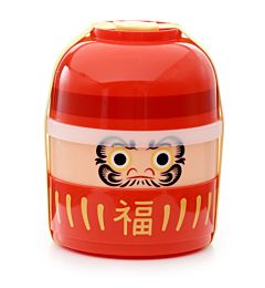 Contenitore per Alimenti Rotondo con Scomparti Impilati - Daruma Giapponese