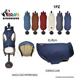 GIACCA CANI IMPERMEABILI XL/40CMBravo1997