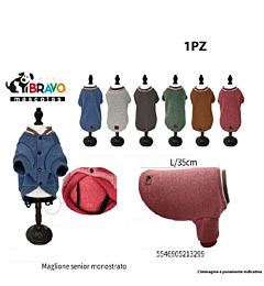 MAGLIONE SENIOR MONOSTRATO L/35CMBravo1997