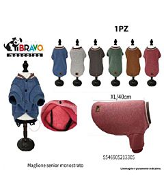 MAGLIONE SENIOR MONOSTRATO XL/40CMBravo1997