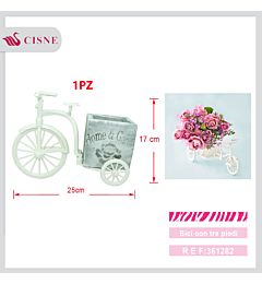 SCATOLA TRICICLI GRIGIO GRANDE 25*17*11.5CM