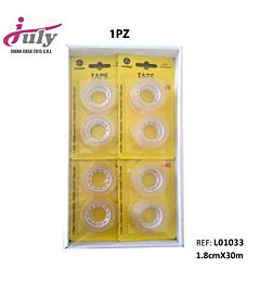 2PZ NASTRO TRASPARENTE 1.8CMX30M