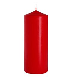 BISPOL CAND. DIAM.7,8X20CM. ROSSO L215