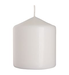 BISPOL CAND. DIAM.7,8X9CM. BIANCO L208