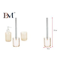 PORTASCOPINO BASE IN VETRO :8X8X35CMBM