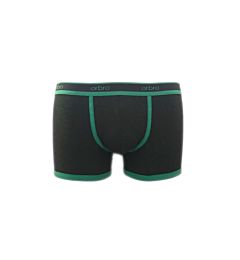 BOXER UOMO COTONE GRIGIO SCURO/VERDE
