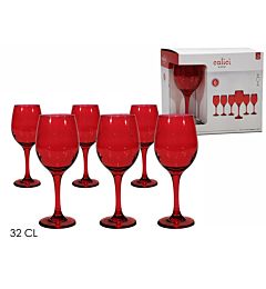 SET 6 CALICI 32CL ROSSO