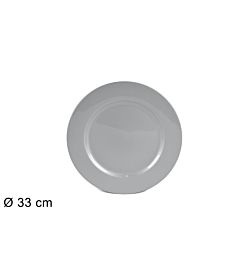 SOTTOPIATTO 33CM SILVER 18166L-1 FS001-S (F.0,36)Due Esse