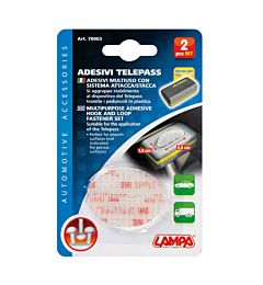 CP.ADESIVI TELEPASS C/SISTEMA ATTACCA E STACCALampa