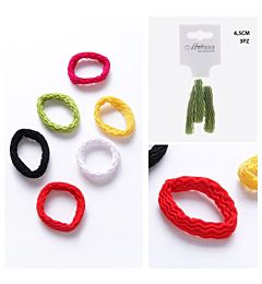 ELASTICO CAPELLI 6.5CM 3PZ ASS.Melissa