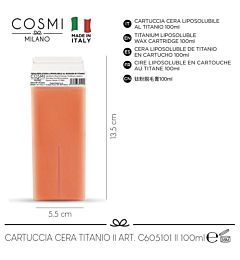 COSMI CERA LIPO ROSA TITANIO CARTUCCIA 100MLCosmi