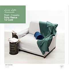 COPERTA POLAR FLEECE GOLD T.U. 140*190Lovely Home