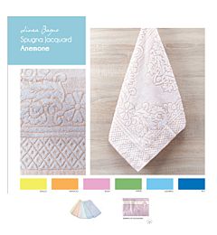 SALVIETTA ANEMONE JACQ.55X105 3/5Lovely Home