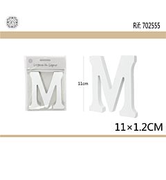 LETTERA IN LEGNO 11CM*1.2CM MGev