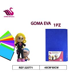 GOMMA CREPLA GLITTER BLU 40*60Party Go