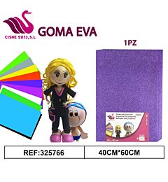GOMMA CREPLA GLITTER VIOLA 40*60Party Go