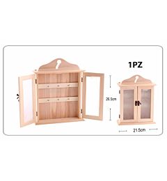 CASSETTA IN LEGNO PORTACHIAVI C/2ANTEDc