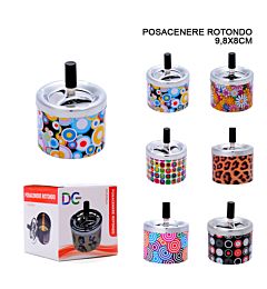 DC CASA POSACENERE TONDO 9.8X8CM FANTASIADc