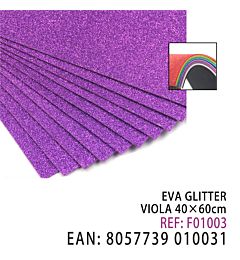 EVA 40X60CM GLITTER VIOLAHQ