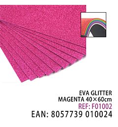 EVA GLITTER MAGENTA 40 X 60CMHQ