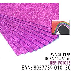 EVA GLITTER ROSA 40 X 60CMHQ