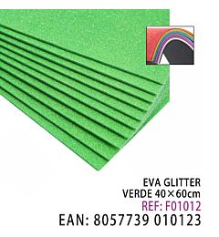EVA GLITTER VERDE 40*60CMHQ
