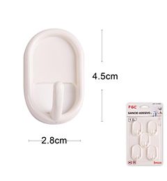 GANCIO ADESIVO 5PZHQ