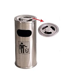 POSACENERE DA ESTERNO INOX 3PZ D=26,24,22CMHQ