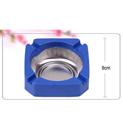 POSACENERE QUADRATO CON CORNICE COLORATA 9CMHQ