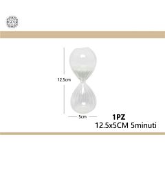 CLESSIDRA IN VETRO 5 MINUTI 12.5*5CMGev