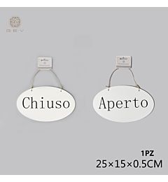 PENDENTE IN LEGNO 25X15CMGev