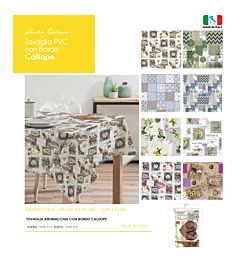 TOV. PVC CALLIOPE C/APP C/BORD 120*180Lovely Home