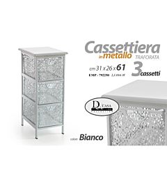 EMP/CASSETTIERA 3 31*26*61CM LJ-094/WGicos