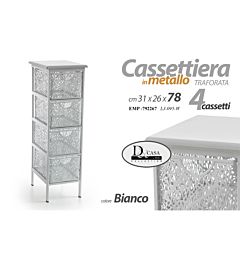 EMP/CASSETTIERA 4 31*26*78CM LJ-095/WGicos