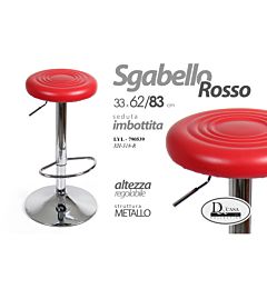 LYL/SGABEL ROSSO TDO 33*62(83) XH-318-RGicos