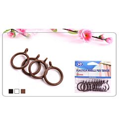 ANELLI IN PLASTICA PER TENDE 22MMHQ