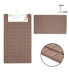 TAPPETO ANTISCIVOLO VASCA 69X39CM CAFFEDc