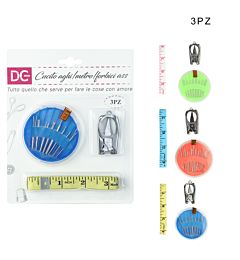 DC CASA CUCITO 3PZ AGHI/METRO/FORBICIDc