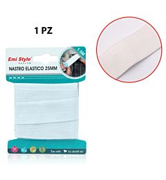 NASTRO ELASTICO 25MM*1.5M(6218956-A)Emi Style