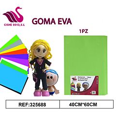 GOMMA CREPLA VERDE CHIARO 40*60Party Go