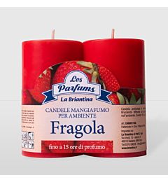 CANDELE MANGIAFUMO 2 PZ FRAGOLALa Briantina